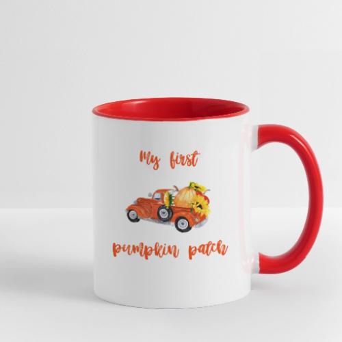My first pumpkin patch - Contrast Coffee Mug