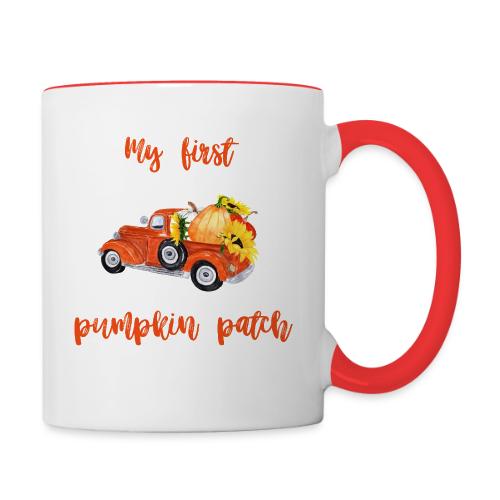 My first pumpkin patch - Contrast Coffee Mug