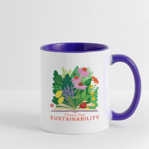 Check Out Sustainability - Contrast Coffee Mug