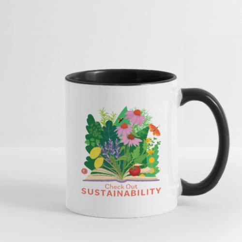 Check Out Sustainability - Contrast Coffee Mug