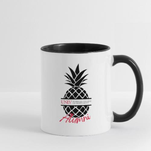 Alumni Pineapple Graphic - Contrast Coffee Mug