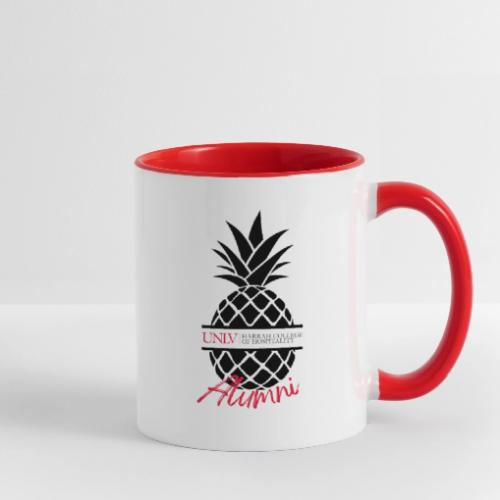 Alumni Pineapple Graphic - Contrast Coffee Mug