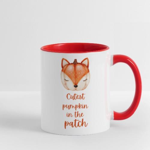 Cutest pumpkin in the patch - Contrast Coffee Mug