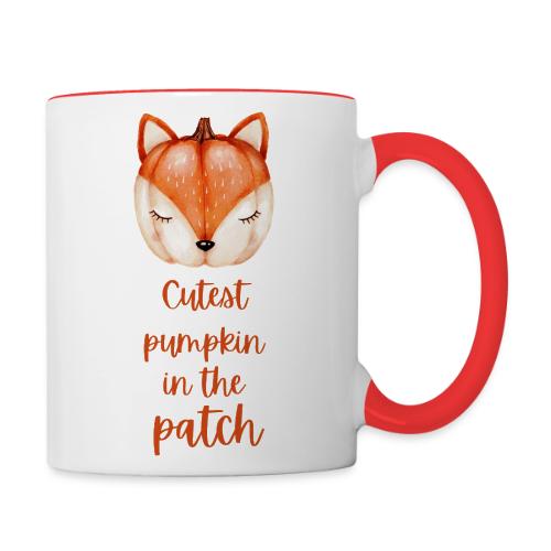 Cutest pumpkin in the patch - Contrast Coffee Mug