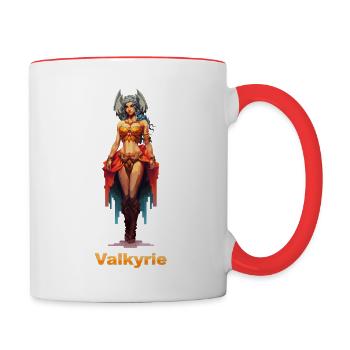 Valkyrie - Contrast Coffee Mug - white/red - Right
