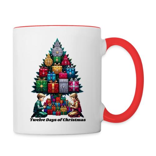 Twelve Days of Gifts T-Shirt - Contrast Coffee Mug