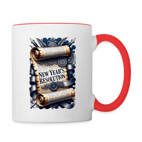 New Year's Resolution T-Shirt - Contrast Coffee Mug