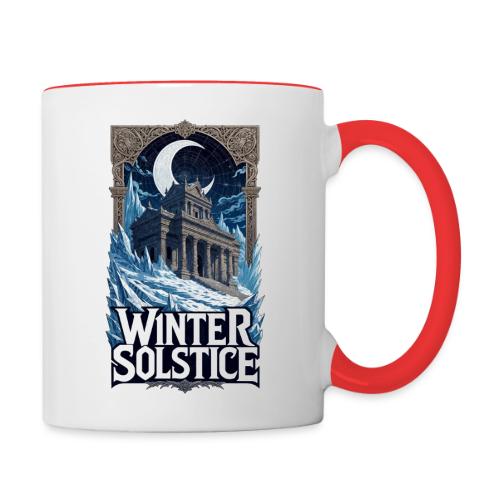 Winter Solstice Temple T-Shirt - Contrast Coffee Mug
