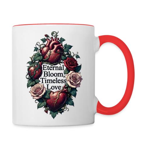 Eternal Bloom Timeless Love Entwined Hearts T-Shir - Contrast Coffee Mug