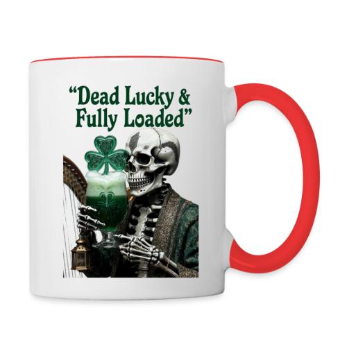 Lucky Skeleton Stout T-Shirt - Contrast Coffee Mug