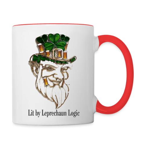 Leprechaun Lantern Mischief T-Shirt - Contrast Coffee Mug