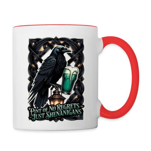 Sarcastic Raven Shenanigans Tee - Contrast Coffee Mug