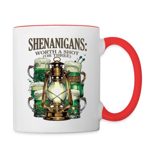 Worth a Shot Lantern Toast Graphic Tee - Contrast Coffee Mug