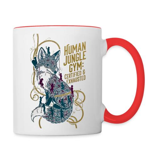 Human Jungle Gym Fox Tee - Contrast Coffee Mug