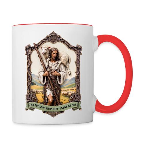 I Am The Good Shepherd T Shirt, Christian Gift - Contrast Coffee Mug