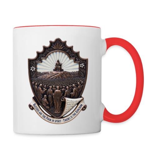 Sermon on the Mount T Shirt, Christian Faith Gift - Contrast Coffee Mug