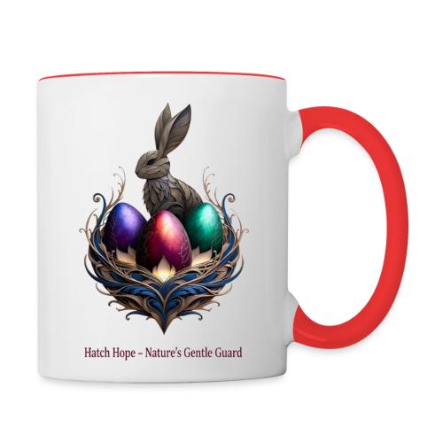 Easter Hatch Hope Nest Guardian T Shirt, Gift - Contrast Coffee Mug