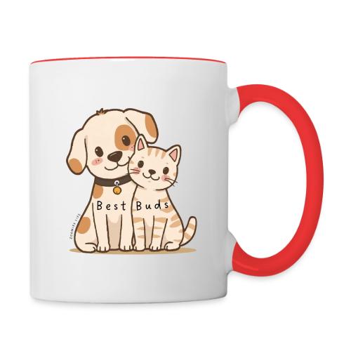 best buds - Contrast Coffee Mug
