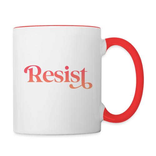 Resist - Contrast Coffee Mug