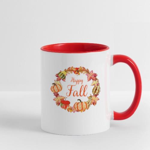 Happy Fall - Contrast Coffee Mug