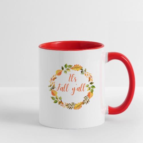 It's fall yall - Contrast Coffee Mug