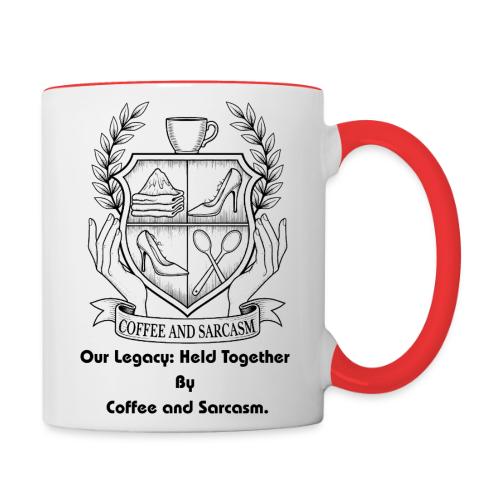 Sarcastic Mom T-Shirt, Mug - Contrast Coffee Mug