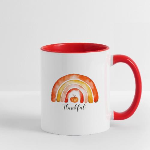 thankful - Contrast Coffee Mug