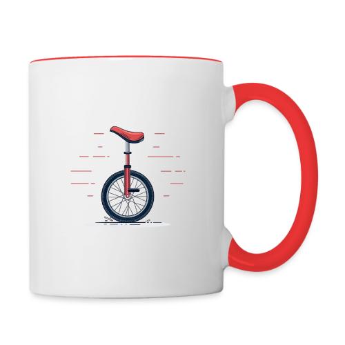 Bold Graphic Unicycle - Contrast Coffee Mug