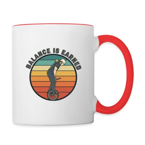 Balance Is Earned Girl Style - Contrast Coffee Mug