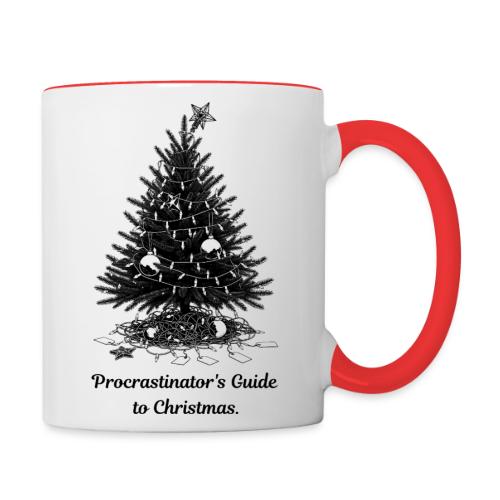 Procrastinator's Guide Christmas T-Shirt - Contrast Coffee Mug