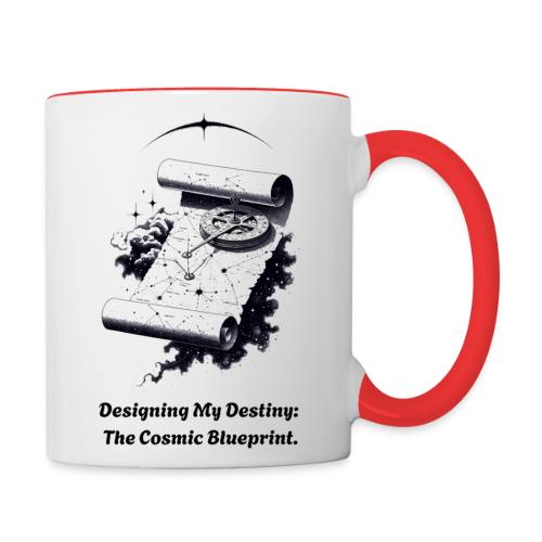 Cosmic Blueprint T-Shirt - Contrast Coffee Mug