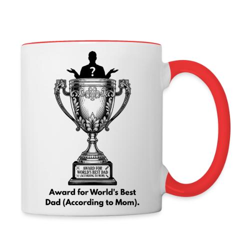Sarcastic Dad T-Shirt - Contrast Coffee Mug