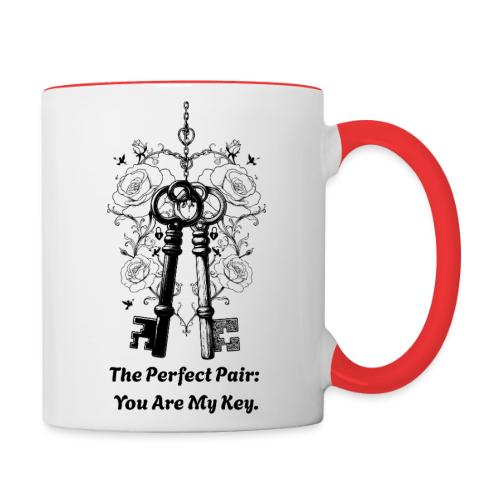 Valentine love keys - Contrast Coffee Mug