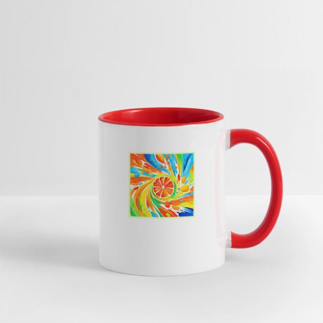Citrus swirling Splash Design