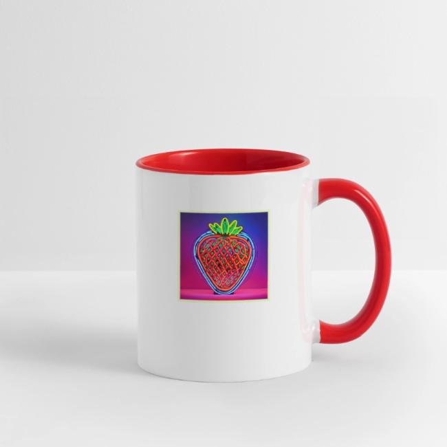 Vibrant Strawberry Neon Sign