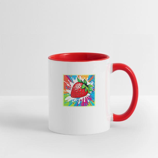 Vibrant Strawberry Artwork
