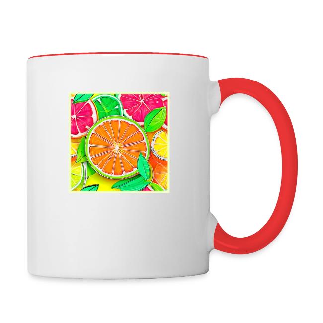 Colorful Citrus Pop Art