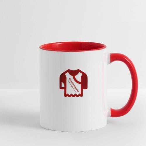 Kenada Logo white spray - Contrast Coffee Mug