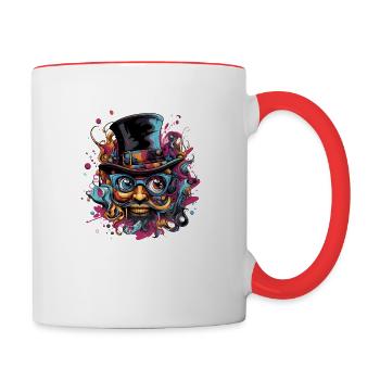 Sneaker Swag - Contrast Coffee Mug - white/red - Right