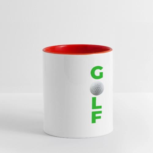 Golf: Classic Golf Motion - Contrast Coffee Mug