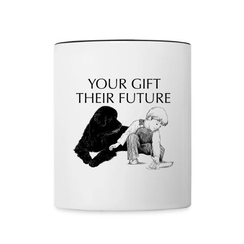 Your Gift, Their Future - Contrast Coffee Mug