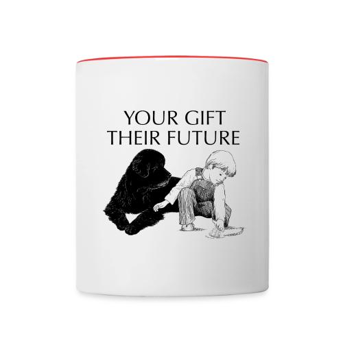 Your Gift, Their Future - Contrast Coffee Mug