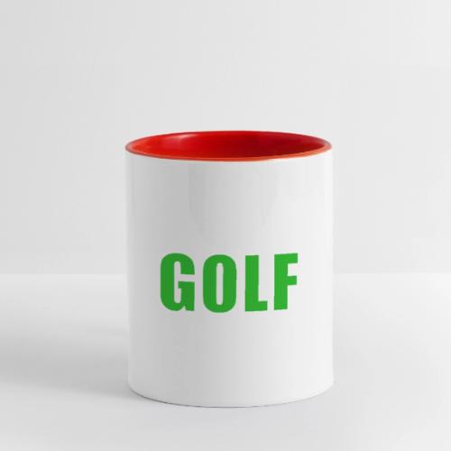 Golf: Classic Golf Motion - Contrast Coffee Mug