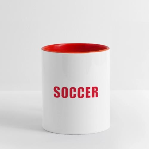 Power Kick Soccer - Contrast Coffee Mug