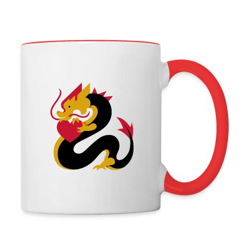Core Values Dragon: Kindness - Contrast Coffee Mug