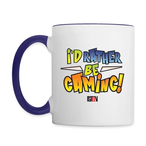 I'd Rather Be Gaming - Contrast Coffee Mug