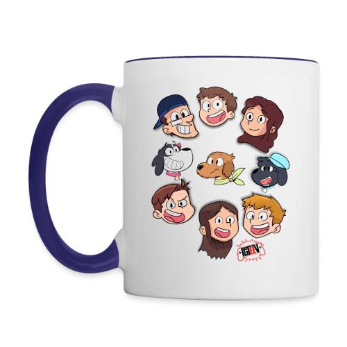 FGTEEV FAM FACES! - Contrast Coffee Mug