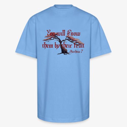 Fruit Tree Quote - Unisex Oversized Heavyweight T-Shirt