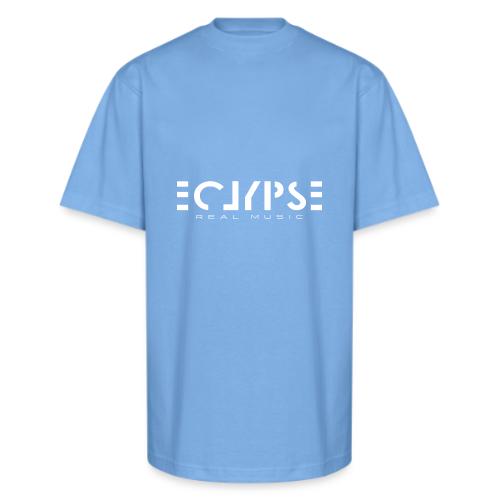 Eclypse White Logo - Unisex Oversized Heavyweight T-Shirt