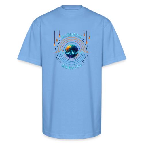 Acoustic Gravity Earth - Unisex Oversized Heavyweight T-Shirt